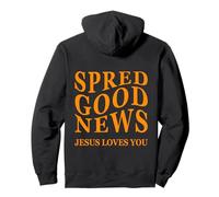 Bonne Nouvelle : Jesus Loves You Back Print Inspiring Christian Sweat à Capuche