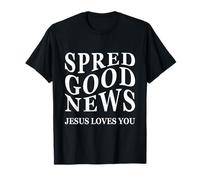 Bonne Nouvelle Jésus Vous Aime inspirant Religieux chrétien T-Shirt