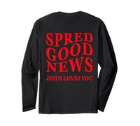 Bonne Nouvelle : Jésus Vous Aime, Une œuvre chrétienne inspirante Manche Longue