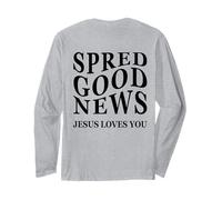Bonne Nouvelle : Jésus Vous Aime, Une œuvre chrétienne inspirante Manche Longue