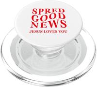 Bonne Nouvelle : Jésus Vous Aime, Une œuvre chrétienne inspirante PopSockets PopGrip pour MagSafe
