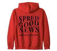Bonne Nouvelle : Jésus Vous Aime, Une œuvre chrétienne inspirante Sweat à Capuche