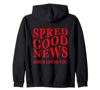 Bonne Nouvelle : Jésus Vous Aime, Une œuvre chrétienne inspirante Sweat à Capuche