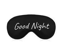 Bonne nuit masque de sommeil drôle bandeau pour dormir élastique masque pour les yeux occultant couverture pour une nuit complète de sommeil voyage et sieste
