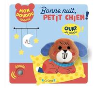 Bonne nuit, petit chien ! - Livre marionnette sonore avec une berceuse et une puce dans la marionnette - À partir de 1 an