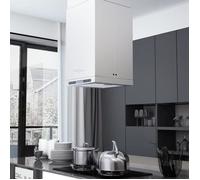 Bonne qualité(9264) Hotte Design Hotte Aspirante, Hotte îlot avec écran tactile LCD, et capteur 756 m³ - h LED