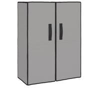 Bonne qualité - Armoire à chaussures - BONNIE - Commode à chaussures Gris 60x28x90cm Tissu - Meuble d'entrée Coffre Rangement DECO