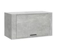 Bonne qualité - Armoire à chaussures - BONNIE - Commode à chaussures murale Gris béton 70x35x38cm - Meuble d'entrée Coffre
