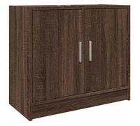 Bonne qualité - Armoire de rangement Armoire d'évier chêne marron 63x29x55cm - Bois d'ingénierie DECO M4683019
