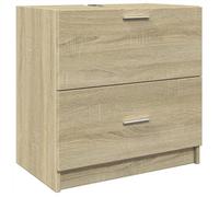 Bonne qualité - Armoire de rangement Armoire d'évier chêne sonoma 59x37x59cm - Bois d'ingénierie DECO M8583072