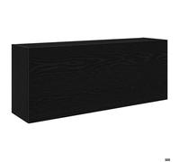 Bonne qualité - Armoire de rangement Armoire murale de bain et WC - BONNIE - noir 100x25x40cm - Bois d'ingénierie DECO M6360105