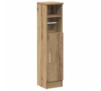Bonne qualité - Armoire de rangement Meuble de salle de bain et WC - BONNIE - avec porte-rouleau chêne artisanal DECO M1468400