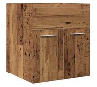 Bonne qualité - Armoire de rangement Meuble lavabo de salle de bain et WC - BONNIE - vieux bois - Bois d'ingénierie DECO M8547980