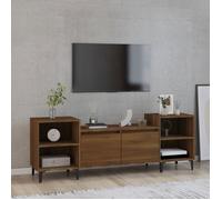 Bonne qualité - Armoire TV ,Chêne marron,160x35x55 cm ,Bois d'ingénierie - Buffet télévision/Banc TV DECO M4109108