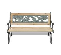 Bonne qualité - Banc de jardin - BONNIE - Meuble d'extérieur/Chaise de jardin pour enfants 84cm Bois DECO M3428600