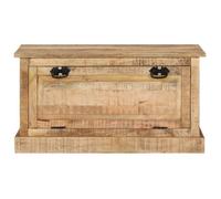 Bonne qualité - Banc de rangement - BONNIE - Coffre Banquette de chaussures 85x40x45cm - Bois de manguier - pour Salon, Chambre,