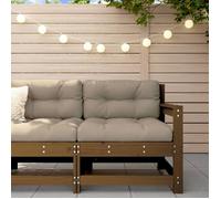 Bonne qualité - Canapé d'angle marron miel bois de pin solide - 1parcel - 66x62x70,5cm J7765861