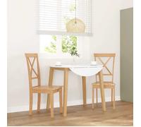 Bonne qualité - Chaises à manger - Style vintage - 2 pcs - bois massif caoutchouc,42,5x53,5x94 cm DECO M2990960