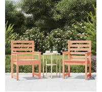 Bonne qualité - Chaises de jardin - lot de 2 - 60x48x91 cm - bois massif de douglas,60x48x91 cm - pour Cour Balcon DECO M5731586