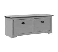 Bonne qualité - Coffre banquette - BONNIE - Banc de couloir BODO gris 114x40x45cm - pour Salon, Chambre, Entrée DECO M6431389