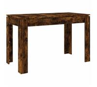 Bonne qualité - Cuisine Table à dîner - 4 - 6 personnes - chêne fumé 120x60x76cm - Bois d'ingénierie DECO M3267284