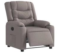 Bonne qualité - Fauteuil inclinable électrique Taupe Tissu,77x93x99 cm Relaxation - Scandinave DECO M2099075