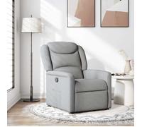 Bonne qualité - Fauteuil inclinable Gris clair Tissu,78x95x100 cm Relaxation - Scandinave DECO M5887758