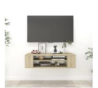 Bonne qualité® Meuble TV Conception-Buffet TV suspendu Chêne sonoma 100x30x26 5 cm Aggloméré 752267