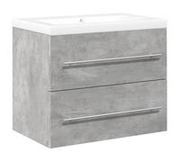 Bonne qualité - Mobilier Ensemble de meubles de salle de bain 2 pcs Salle de bain et WC - BONNIE - gris béton DECO M7213307