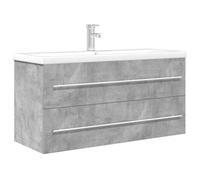 Bonne qualité - Mobilier Ensemble de meubles de salle de bain 2 pcs Salle de bain et WC - BONNIE - gris béton DECO M9305253