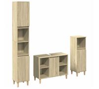 Bonne qualité - Mobilier Ensemble de meubles de salle de bain 3 pcs Salle de bain et WC - BONNIE - chêne sonoma DECO M3075180