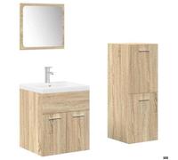 Bonne qualité - Mobilier Ensemble de meubles de salle de bain 4 pcs Salle de bain et WC - BONNIE - chêne sonoma DECO M4394636