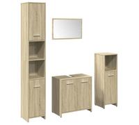Bonne qualité - Mobilier Ensemble de meubles de salle de bain 4 pcs Salle de bain et WC - BONNIE - chêne sonoma DECO M6902895