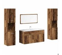 Bonne qualité - Mobilier Ensemble de meubles salle de bain 4 pcs Salle de bain et WC - BONNIE - Bois d'ingénierie DECO M2184835