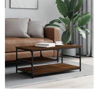 Bonne qualité - Table basse chêne marron 90x49x40 cm - haut de gamme - bois d'ingénierie16268