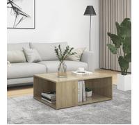 Bonne qualité - Table Basse de Salon pour thé ou café-chêne sonoma 90x67x33 cm - bois d'ingénierie DECO M4825994