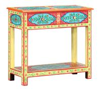 Bonne qualité - Table console-Table de Présentation-peinte à la main 80x35x75 cm - bois de manguier DECO M6845124