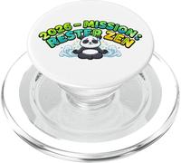 Bonne Résolution Rester Zen 2026 - Nouvel an PopSockets PopGrip pour MagSafe