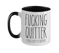 Bonne Retraite, Putain De Lâcheur Tasse Pratiques Tasses Impression Tasse À Café 330Ml Pour Famille Chocolat Chaud Lait