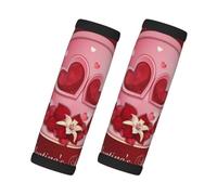 Bonne Saint-Valentin, Lot de 2 protections pour poignées de valise, housses de poignée souples et confortables, étiquette à bagages