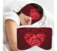Bonne Saint-Valentin, Masque de sommeil pour la maison, les voyages et le travail posté, couvrant entièrement les yeux et bloquant la lumière