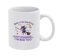 Bonne Sorcière ? Je Plaisante, Je Suis Méchante Aussi. Tasse Avec Poignée Tasse À Café Porcelaine Tasses 330Ml Pour Femme Petit Déjeuner Thé