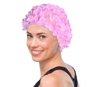 Bonneet de Bain - Turban de baiin Design hydrodynamique | Bonneet baiin Brocart, moulé uni, antidérapant, hypoallergénique et imperméable, Bonnet de Bain, Protection des Oreilles, Facile à Mettre et