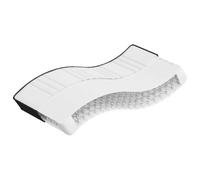vidaXL Matelas à ressorts Bonnell Moyen 90x200 cm ép.18 cm accueil ferme soutien moelleux 5 zones