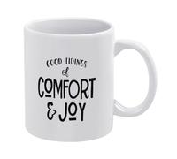 Bonnes Nouvelles De Réconfort Et De Joie - Tasses Drôle Tasse À Café Pratiques Tasse 330Ml Pour Lait Ami Collègue