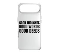 Bonnes pensées, Bonnes Paroles, Bonnes Actions/Affirmation Positive Coque pour iPhone Air