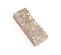 Bonnes performances coupe-vent, briquet rabattable en métal à meule rétro à l'ancienne, fabriqué en métal de haute qualité, peut être recyclé for reconstituer le carburant, conception portable, adapté