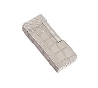 Bonnes performances coupe-vent, briquet rabattable en métal à meule rétro à l'ancienne, fabriqué en métal de haute qualité, peut être recyclé for reconstituer le carburant, conception portable, adapté