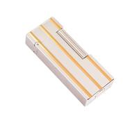 Bonnes performances coupe-vent, briquet rabattable en métal à meule rétro à l'ancienne, fabriqué en métal de haute qualité, peut être recyclé for reconstituer le carburant, conception portable, adapté