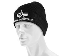 Bonnet 3D Beanie Alpha Industries - Black/Silver universel